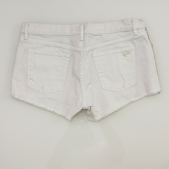 Juicy Jean Couture white jean shorts - Picture 5 of 8